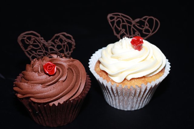 Chocolate Heart Cupcakes