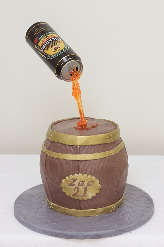 Gravity Defying Bulmers Cake